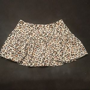 Girls leopard skirt sz 3T